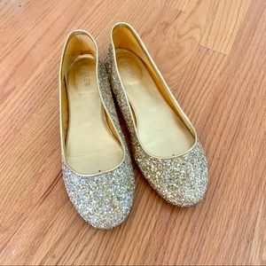 Sparkly JCrew ballet flats